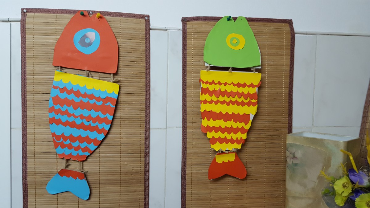 Снимки и видео на занималня "Фантазия" - Хартиени риби